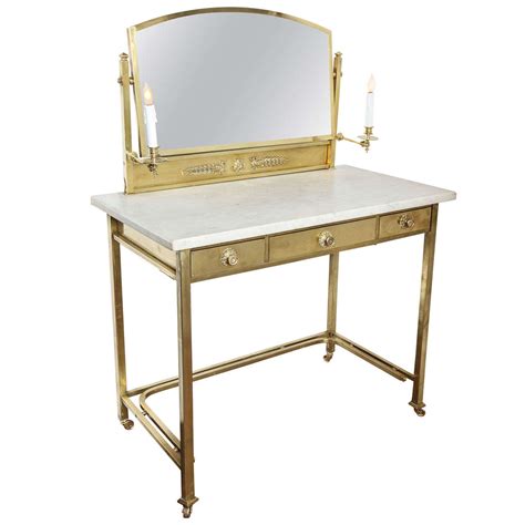 Buy top selling products like creative bath™ toilet tank tray with bumpers and marble tempered glass rectangular vanity tray in chrome. Masion Jansen Neoclassical Style Marble Top Mirrored ...