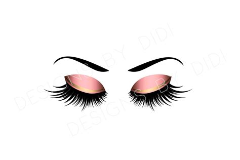Maybe you would like to learn more about one of these? Instant Download Lash Clipart pink gold lashes clip art ...