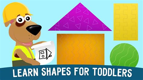 Shapes For Toddlers Building A House Early Math For Preschool And
