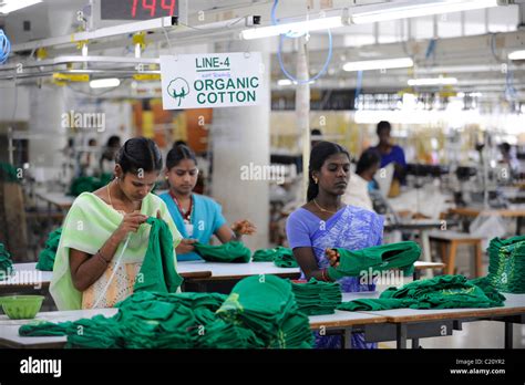 India Tamil Nadu Tirupur Women Work In Fair Trade Textile Factory