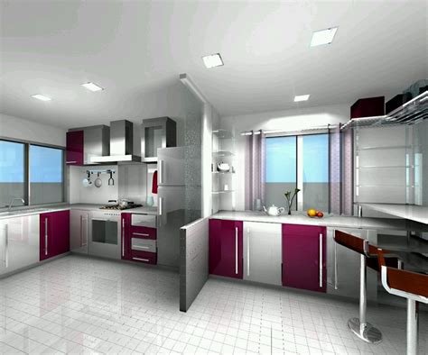 Your Favorite Dark Pink Color Indian Style Modular Kitchen Design From Modern Interior Conce