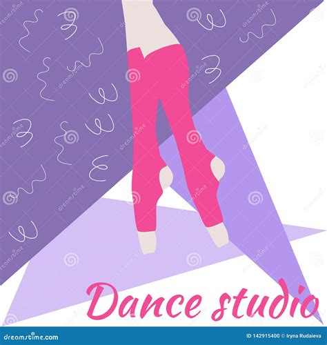 Estudio De La Danza Ilustración Del Vector Ilustración De Zapatos