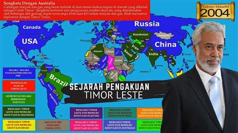 Peta Sejarah Pengakuan Dunia Atas Kemerdekaan Timor Leste