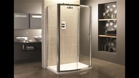 3 sided shower enclosure with sliding door youtube
