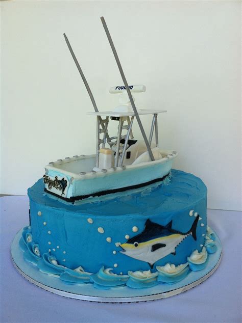 50th Birthday Celebration Replica Of Her Fishing Boat Along With A Few
