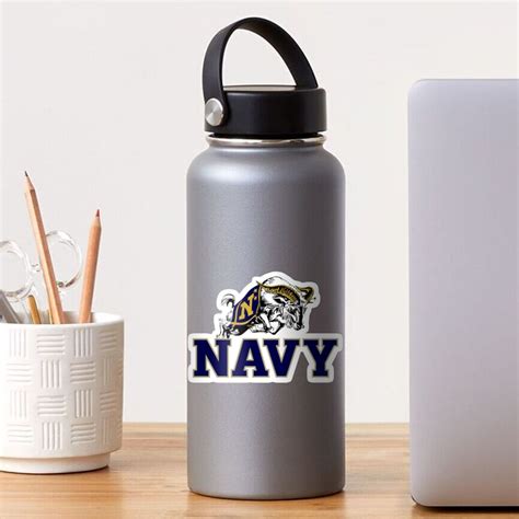 Usna United States Naval Academy Bill The Goat Mascot Navy Sticker