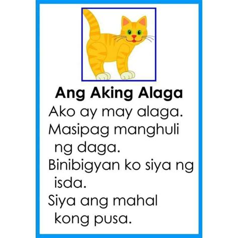 Tagalog Reading For Kids Colored Shopee Philippines
