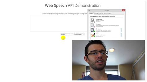 The web speech api defines a complex interface, called speechrecognition , whose structure can be seen here. Speech to Text with Google Web Speech API - YouTube