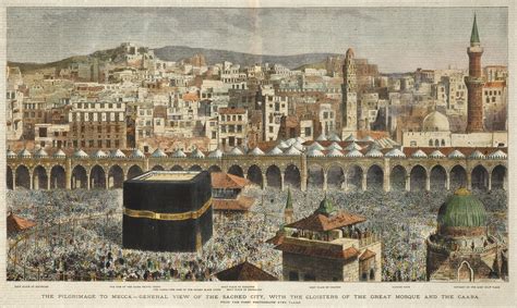 Title: The Pilgrimage to Mecca-General View of the Sacred City, with