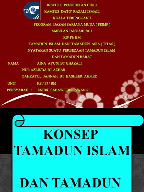 PDF TITAS Perbezaan Tamadun Islam Barat DOKUMEN TIPS