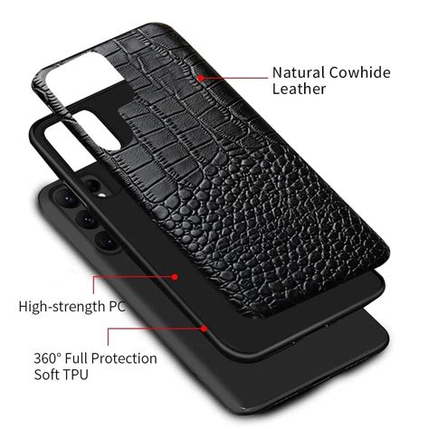 Genuine Leather Case For Samsung Galaxy S22 S22 Plus S22 Ultra