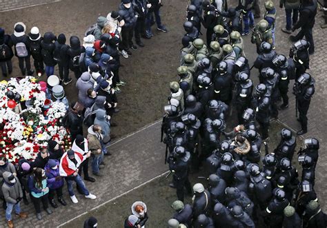 Belarus Protests Police Belarus Mass Arrests And Tear Gas On Seventh