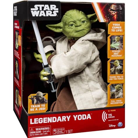 Star Wars Interactive Legendary Jedi Master Yoda Action Figure Jedi