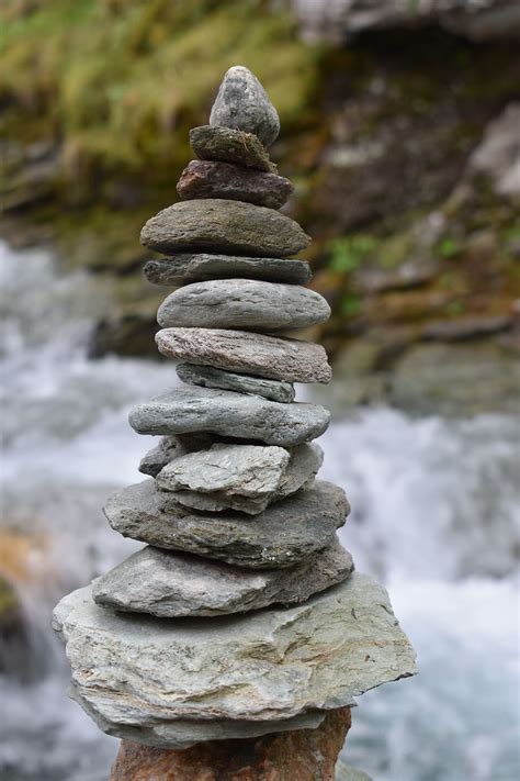 Hd Wallpaper Nature Stone Tower Meditation Balance Stone Figure