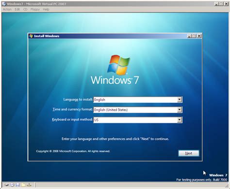 Windows 7 Installation Beta Build 7000 Step By Step Screenshots