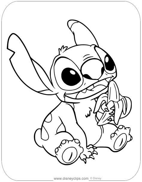 Stitch Colouring Bestfreecoloringpages