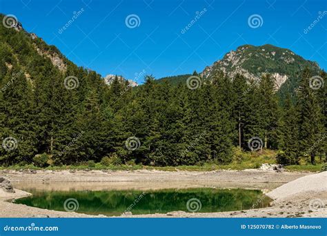 Lago Del Predil Tarvisio Friuli Italy Stock Photo Image Of Julian
