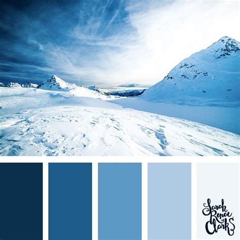 Snow Color Inspiration Winter Color Schemes Click For More Winter