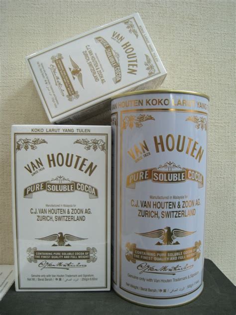 'yes, miss, when travelling i always drink van houten's cocoa. The Nocturnal Baker: April 2012