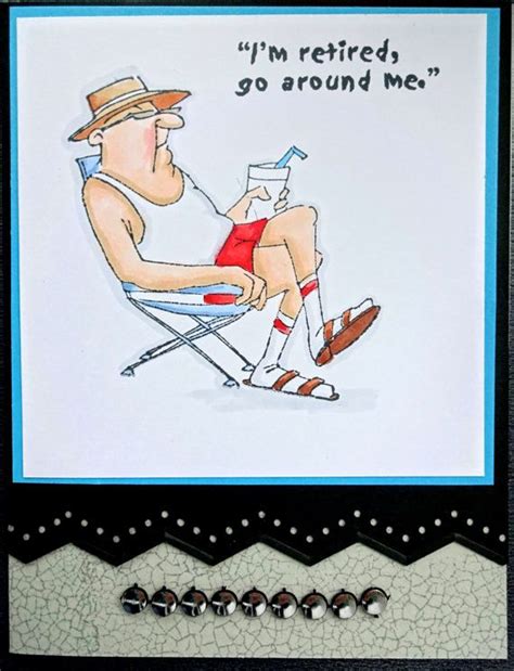 Funny Retirement Card For The Guys Good Luck Humorous Card Etsy