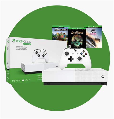 Xbox Gaming Console Xbox One S All Digital Hd Png Download Kindpng