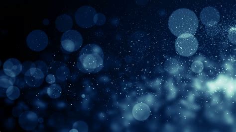 Particles Blue Bokeh Dust Abstract Light Motion Titles Cinematic
