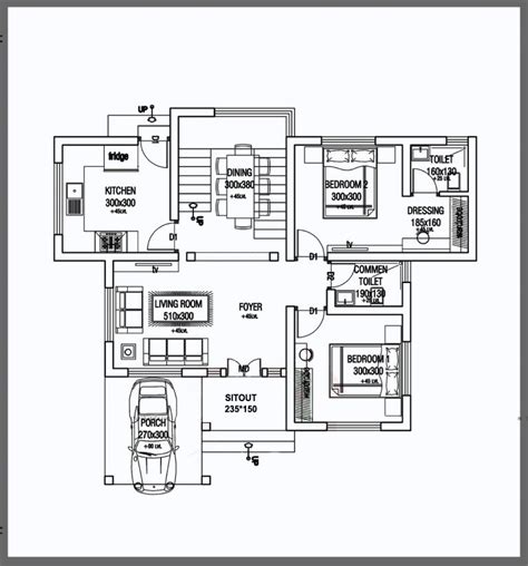 900 Square Feet Two Bedroom Home Plan You Will Love It Acha Homes