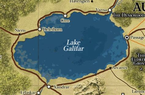 Lake Galifar Geographic Location In Eberron World Anvil