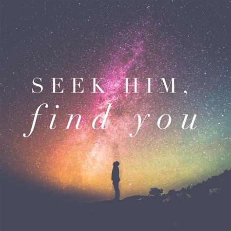Seek Him Find You Here She Grows Again