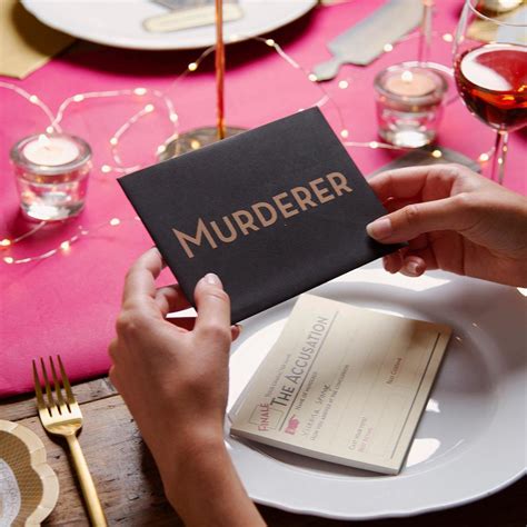 Reusable Host Your Own 1920s Murder Mystery Game Talking Tables Uk