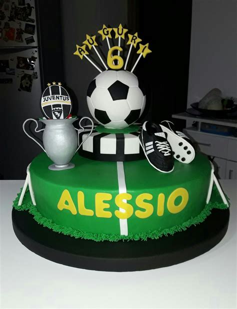 Torta Calcio Juventus Cake Torte Festa Idee Fai Da Te
