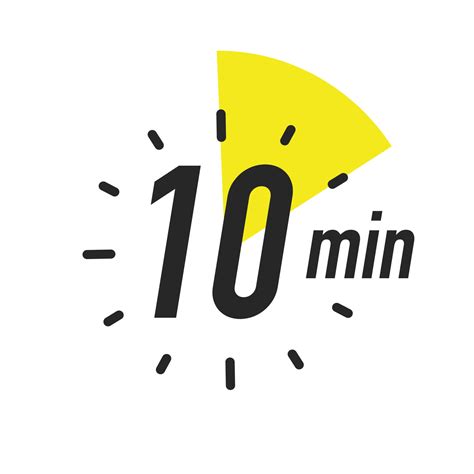 Timer Minutes Symbol Color Style Isolated On Background