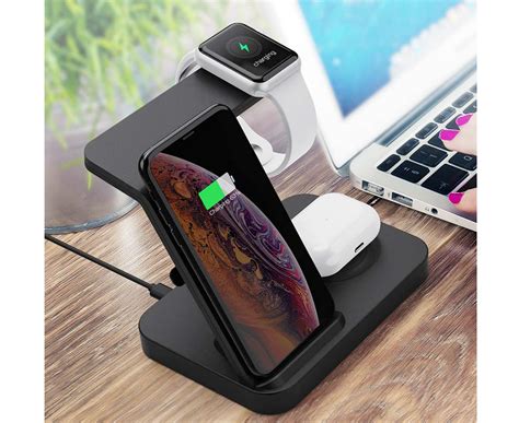 15W Apple 4-in-1 Wireless Charging Station + Qualcomm Charger