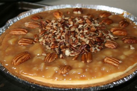 Place into oven and bake for 8 minutes. caramel pecan cheesecake paula deen