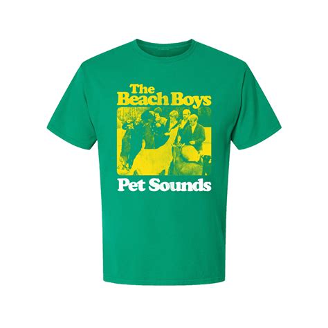 Pet Sounds Green T Shirt The Beach Boys Official Store