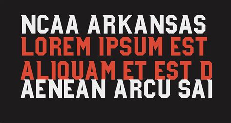 Ncaa Arkansas Razorback Free Font What Font Is