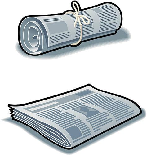 Rolled Up Newspaper Illustrations Royalty Free Vector Graphics And Clip