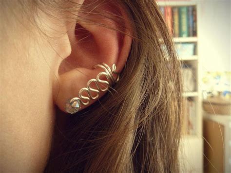 Hypnotic Crystal Diy Ear Cuff