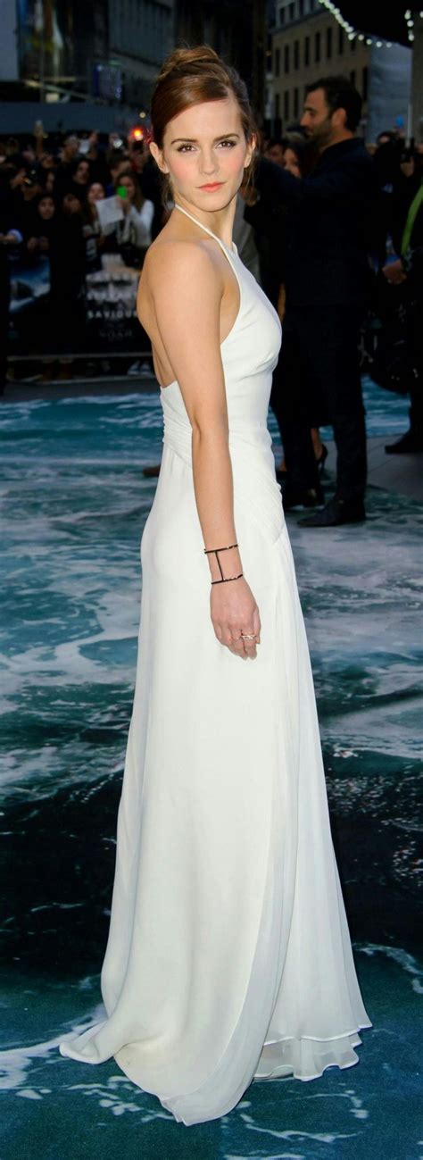 Emma Watson Emma Watson Sheath Wedding Dress Sleeveless Wedding Dress