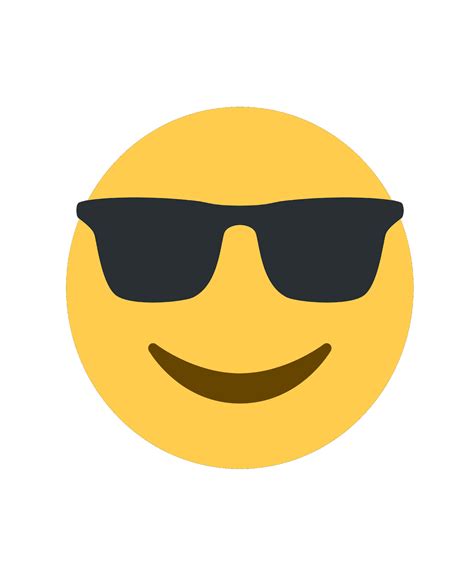 Emoji Go Emoticon Iphone Smiley Sunglasses Emoji Png Download 1333