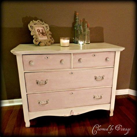Antique Hand Painted Pink Shabby Dresser By Charmedbyvintage Shabby