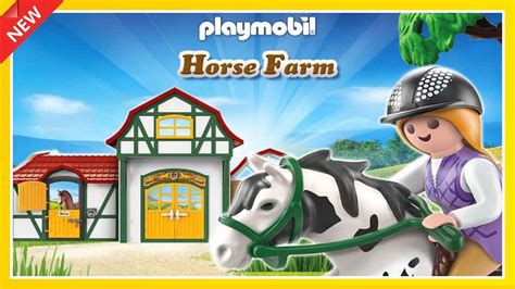 Playmobil Horse Farm For Kids Youtube