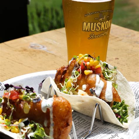 The fish taco, one of mexico's most creative tacos, was made first by street vendors in the baja california port of ensenada. Food Pairing with Muskoka Brewery