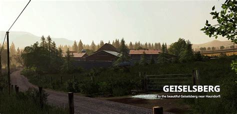 Мод карта Geiselsberg Map V1100 Farming Simulator 19