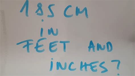 Cm Height In Feet