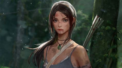 Tomb Raider Lara Croft Artwork Wallpaper Hd Artist Wallpapers 4k Wallpapers Images Backgrounds
