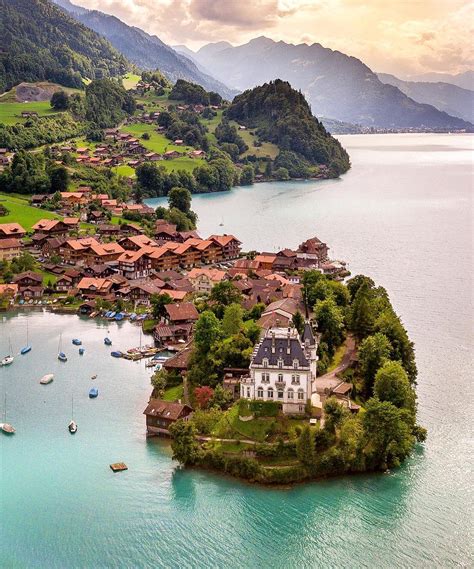 Lake Brienz Switzerland Rmostbeautiful