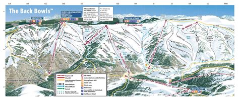 Vail Skiing Terrain Ratings Vail Mountain Snow