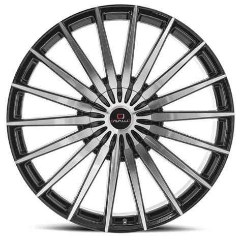 Cavallo Clv 34 Gloss Black And Machined Lowest Prices Extreme Wheels