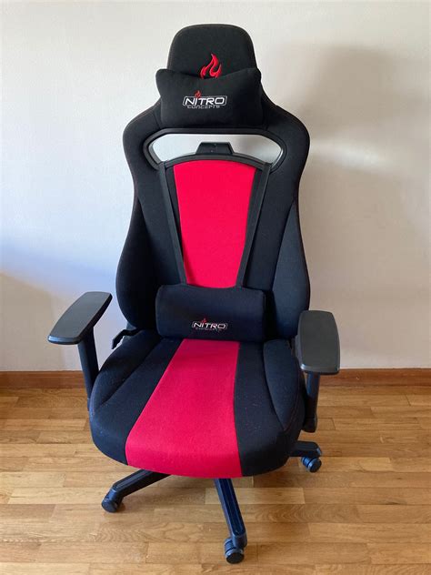 Cadeira Nitro Concepts E250 Gamer Preta Vermelho Mafamude E Vilar Do